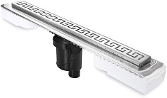 BERGES Wasserhaus Душевой лоток B1 Antik 900 091027 хром глянец